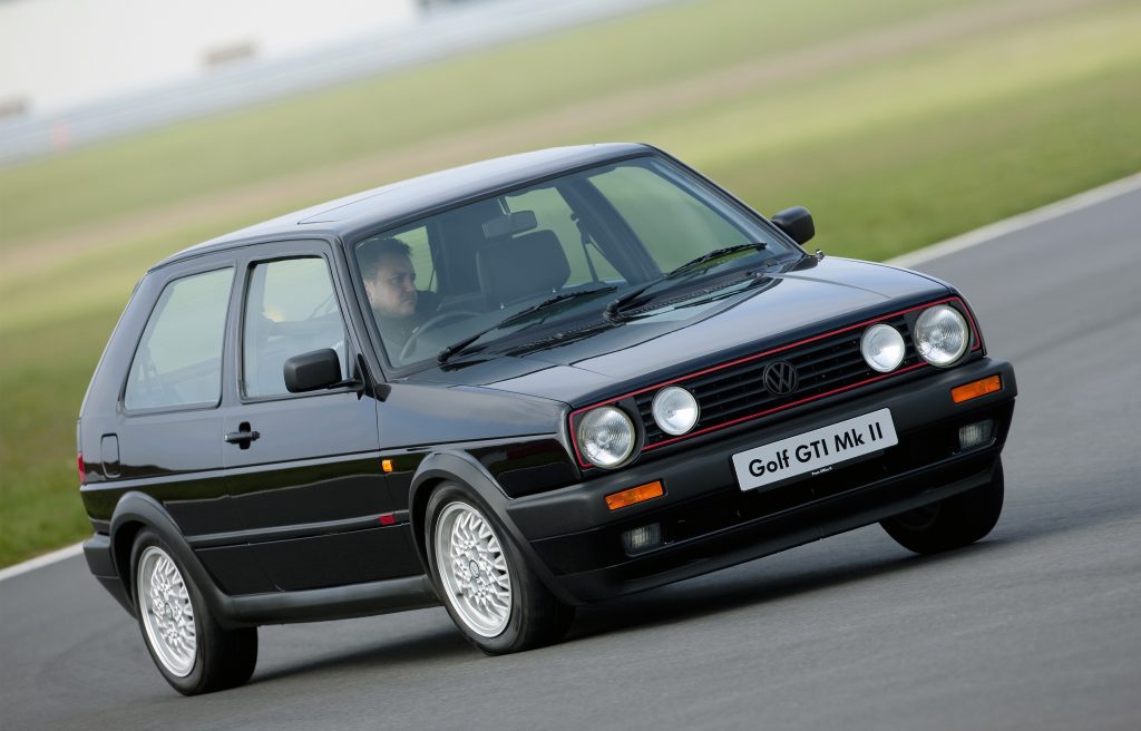 Black Volkswagen GTI Mk2