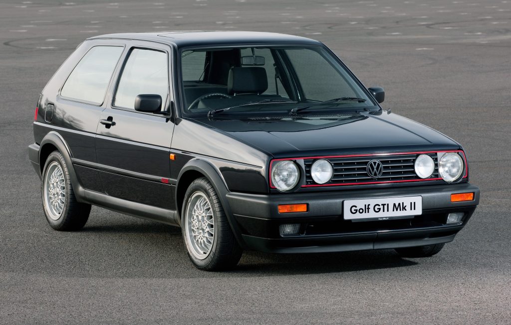 Black Volkswagen GTI Mk2
