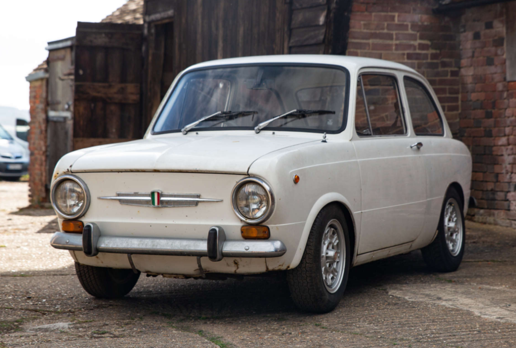 White Fiat 850
