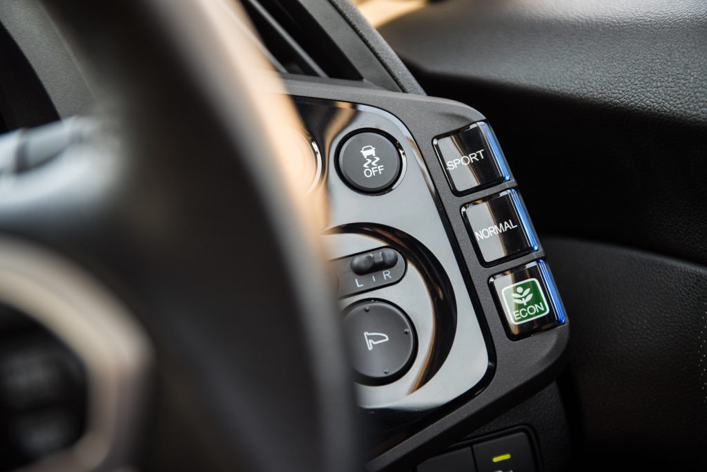 Honda control panel buttons