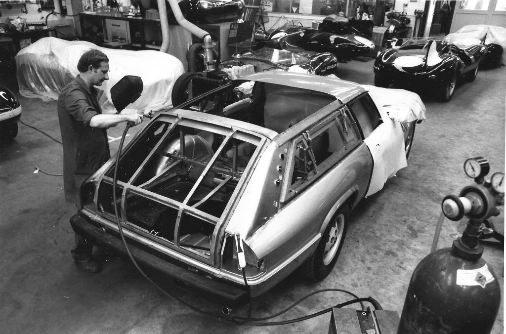 Jaguar XJ-S Lynx Spyder in production