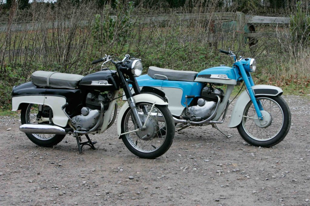 Norton Navigator 350 and Norton Jubilee 250 motorbikes