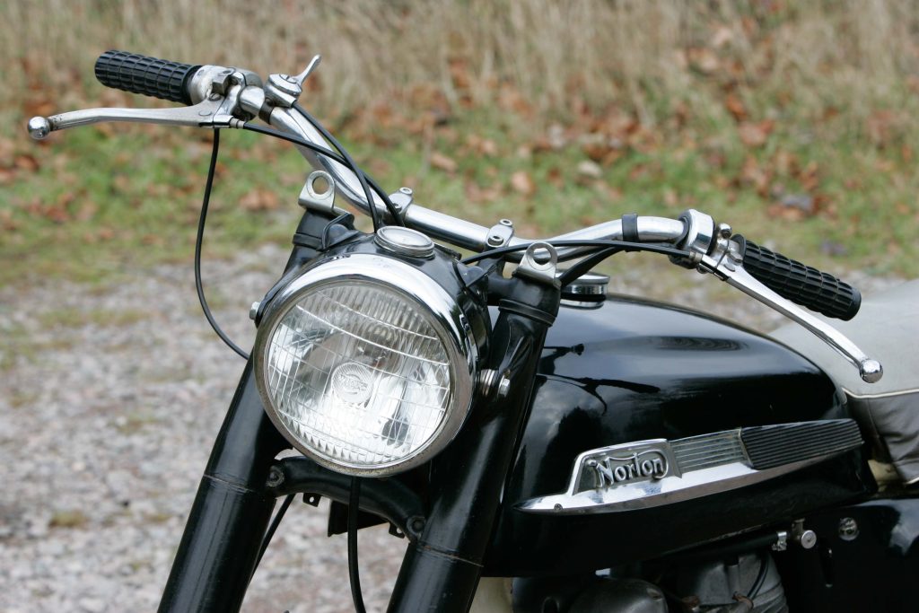 Norton Navigator 350 motorbike front view