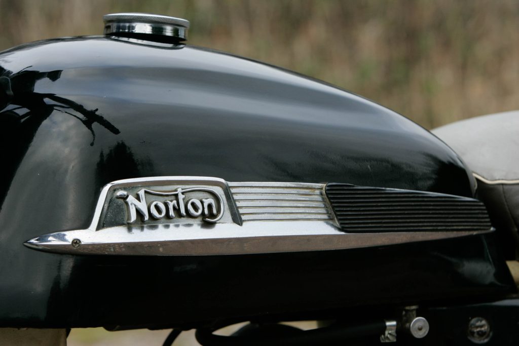 Norton Navigator 350 tank and badge