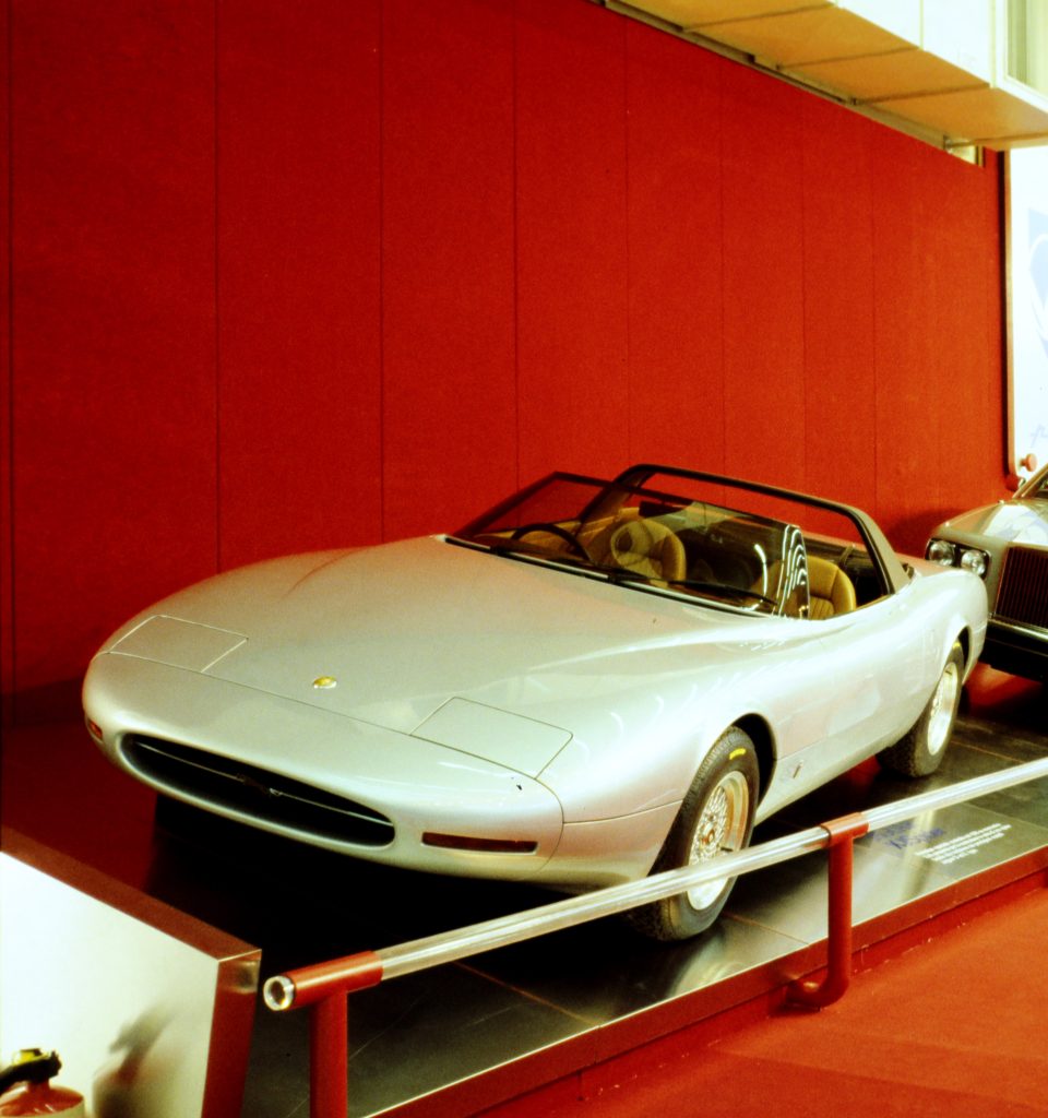 Silver Jaguar Pininfarina XJ Spider