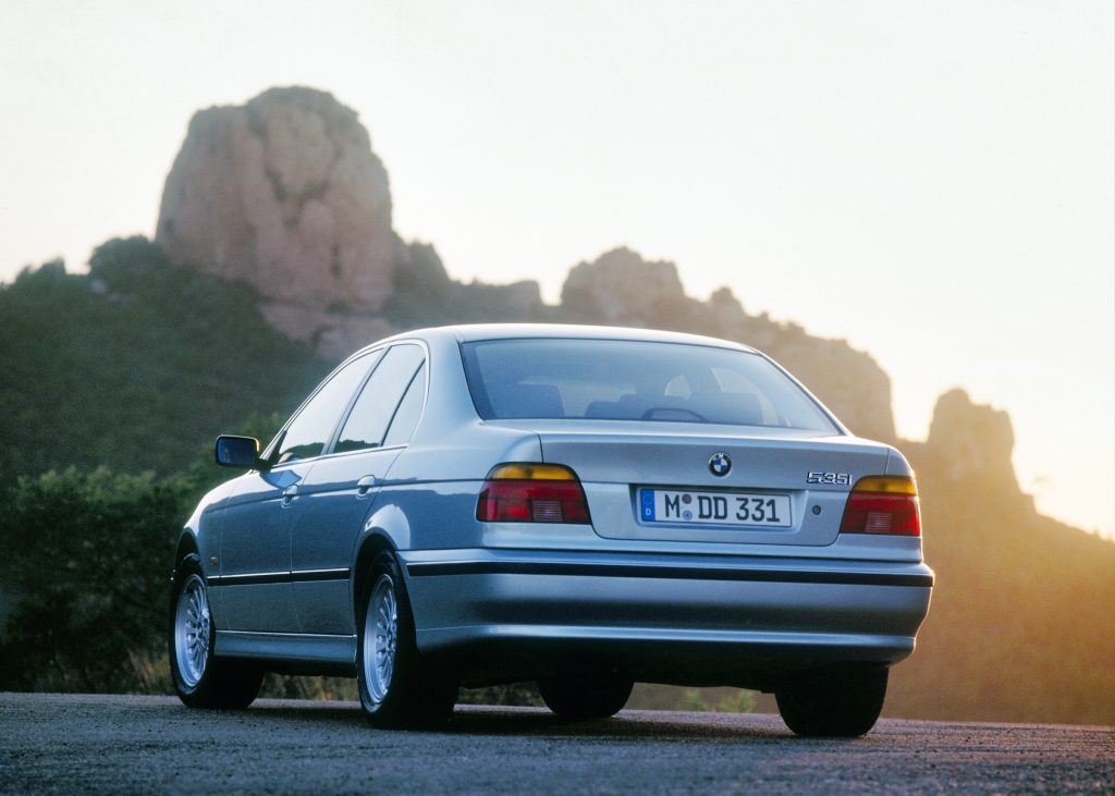 Silver BMW 5 Series E39