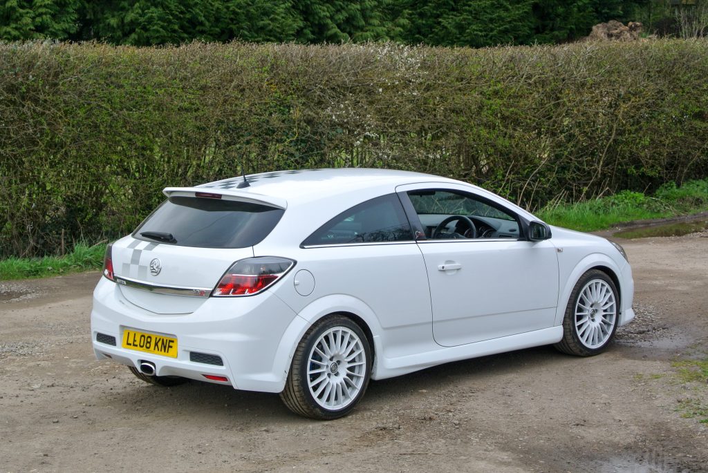 White Astra VXR Nurburgring edition