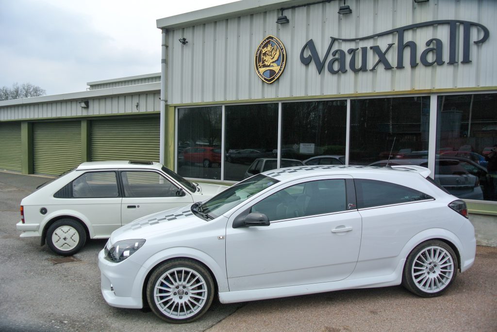 White Astra VXR Nurburgring edition