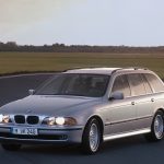 Silver BMW 5 Series E39 touring