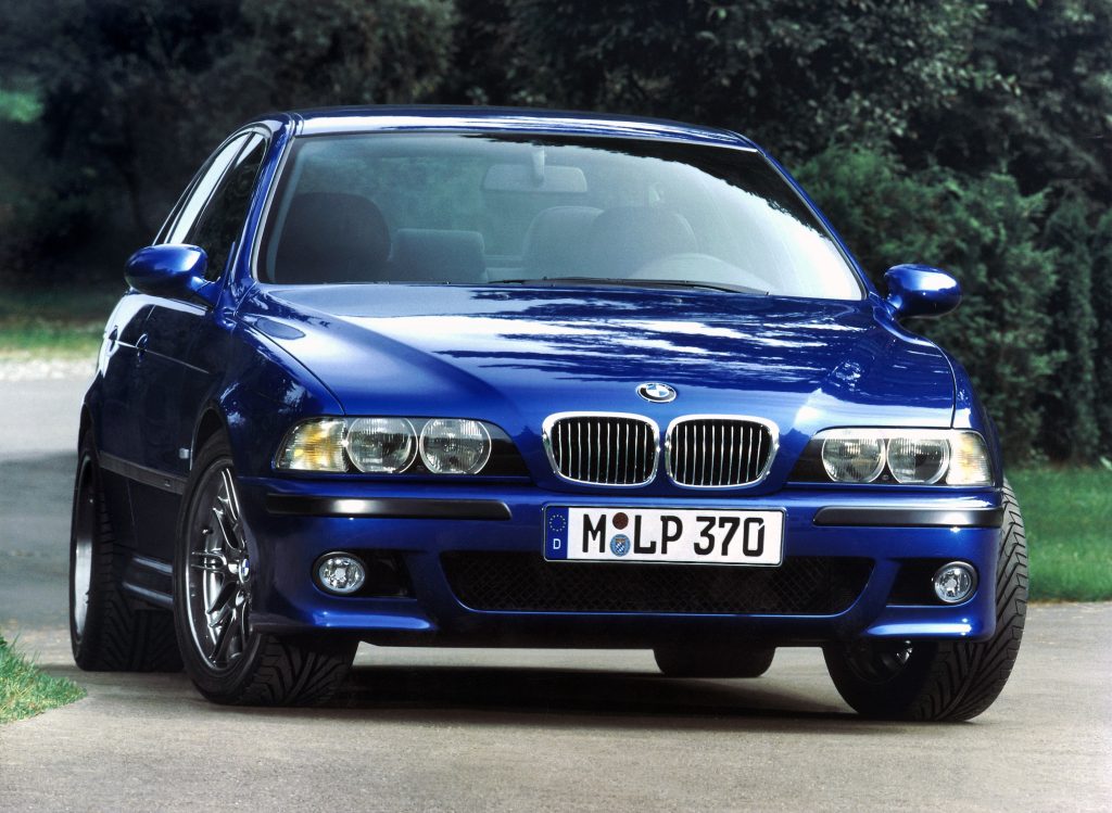 Blue BMW M5 E39