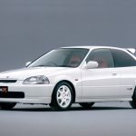 White Honda Civic 6th Gen