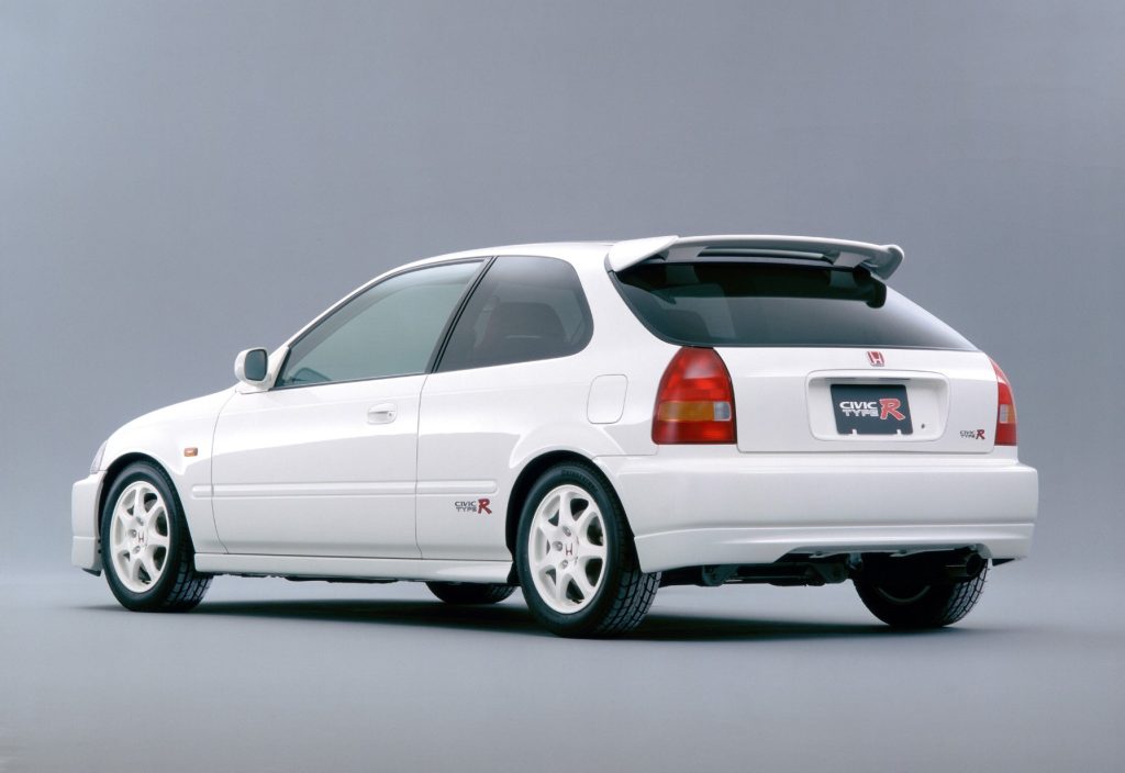 White Honda Civic 6th Gen