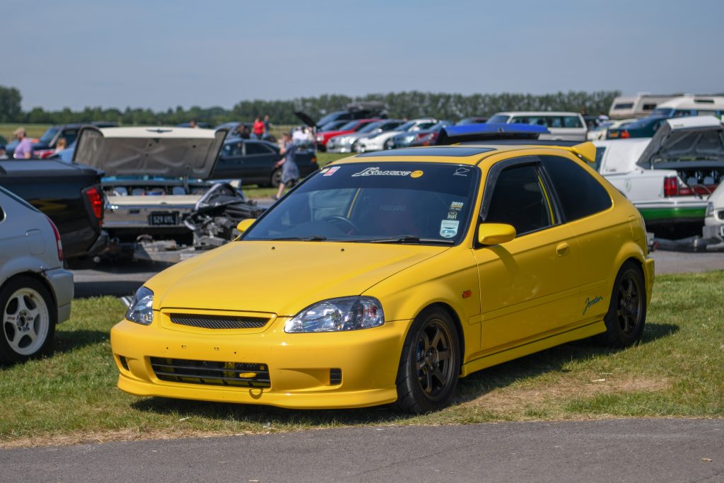 Yellow Jordan Civic