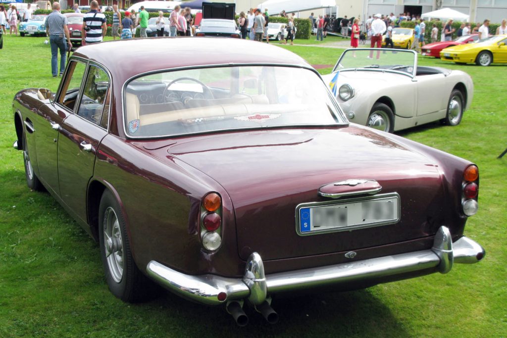 Burgundy Lagonda Rapide