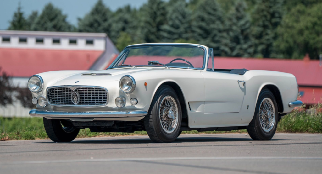 White Maserati 3500