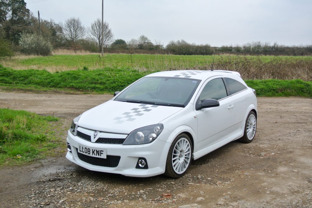 White Astra VXR Nurburgring edition