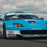 Ferrari 550 Prodrive being test driven on track