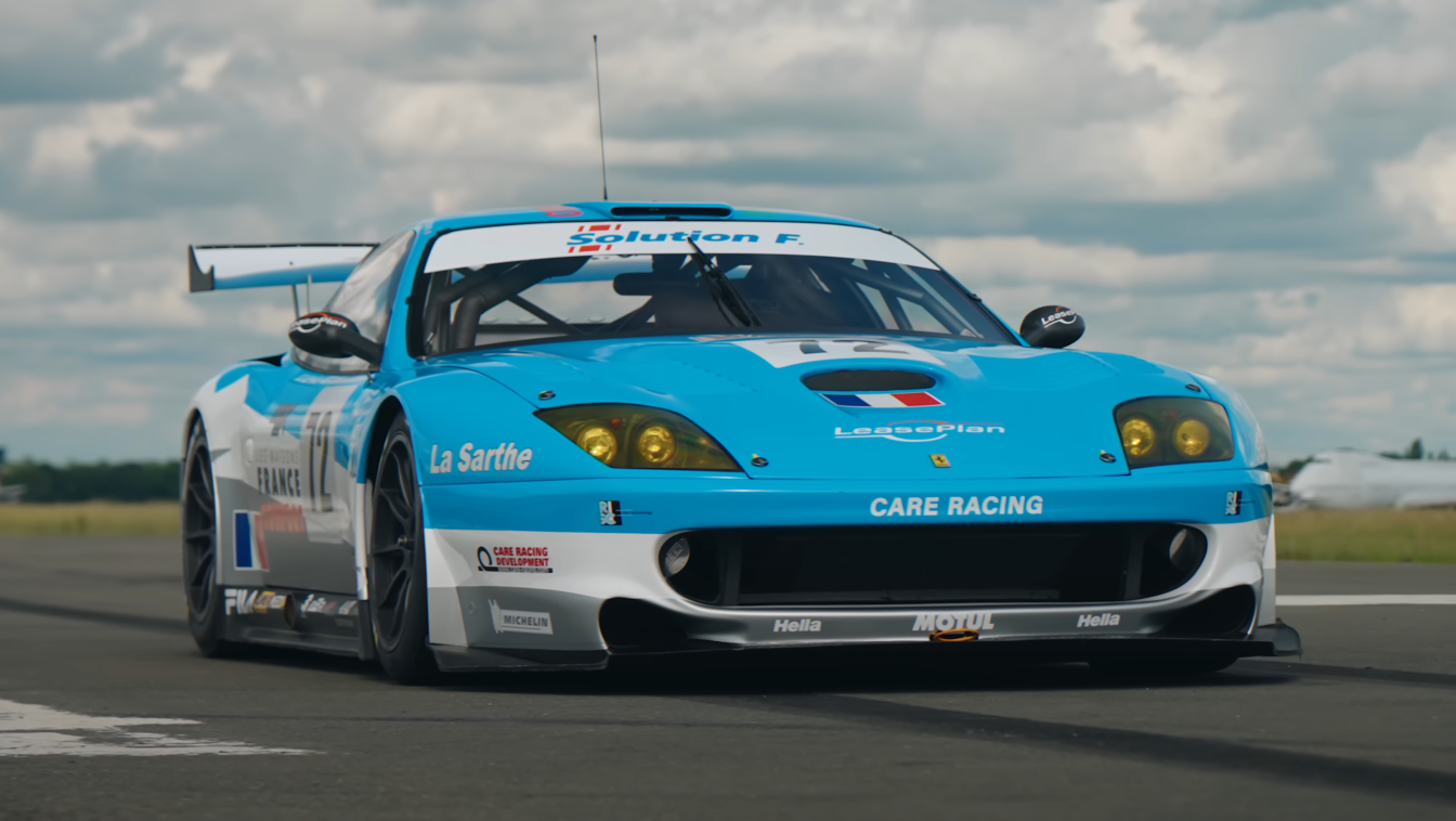 Henry Catchpole on the Ferrari 550 Prodrive