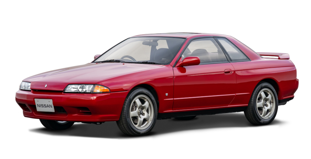 Red Nissan Skyline R32