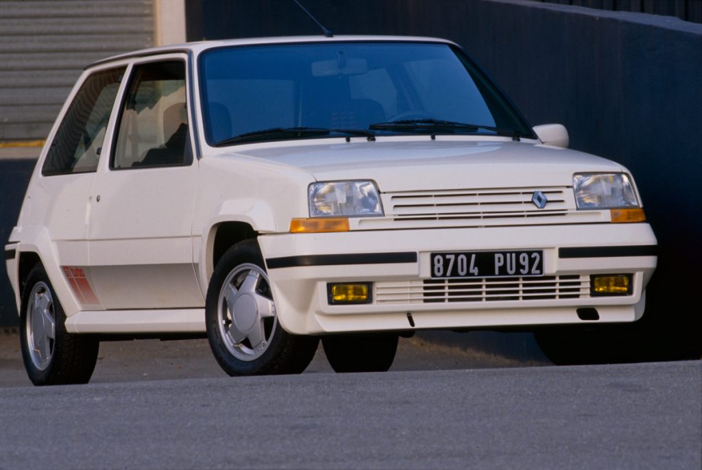 White car parked up on tarmac