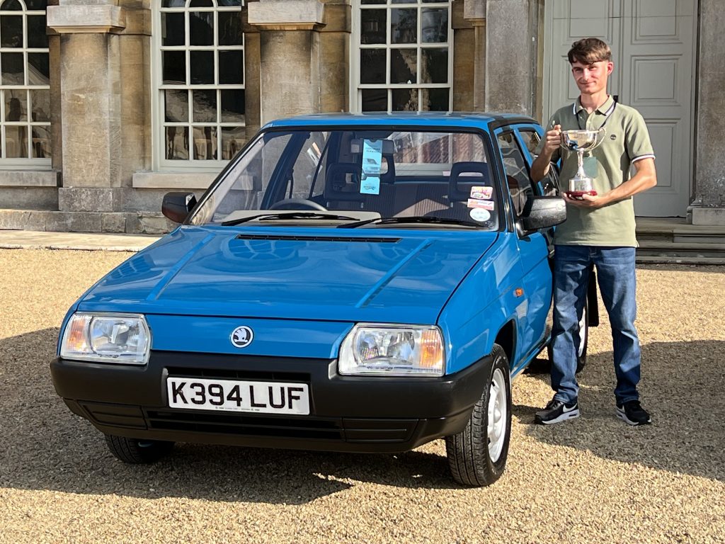 Blue Skoda Favorit