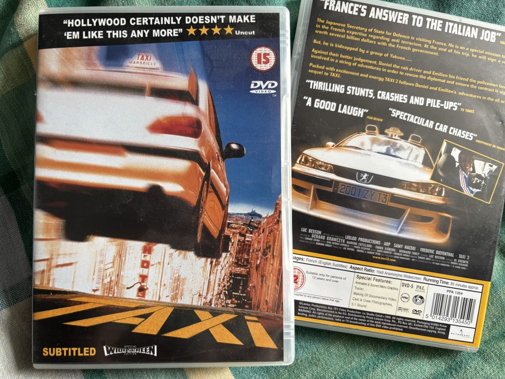 Front and back of a DVD case
