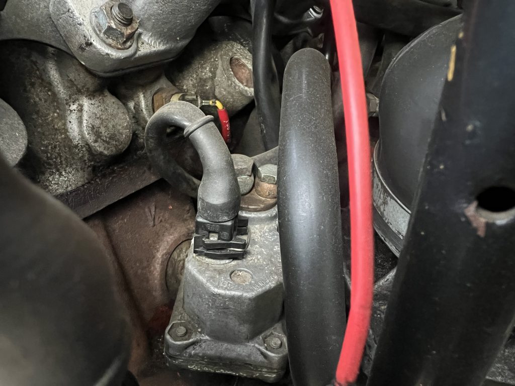 Fuel component inside a car