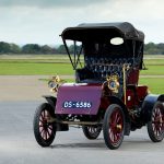 Knox classic car parked in an airfield