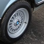 Close up of a wheel on a BMW car