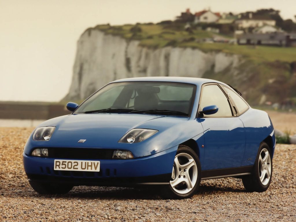 Blue Fiat Coupe