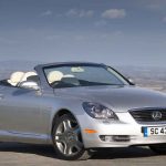Silver Lexus SC430