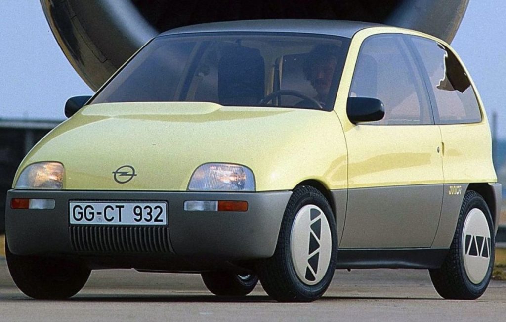 Yellow Opel Junior