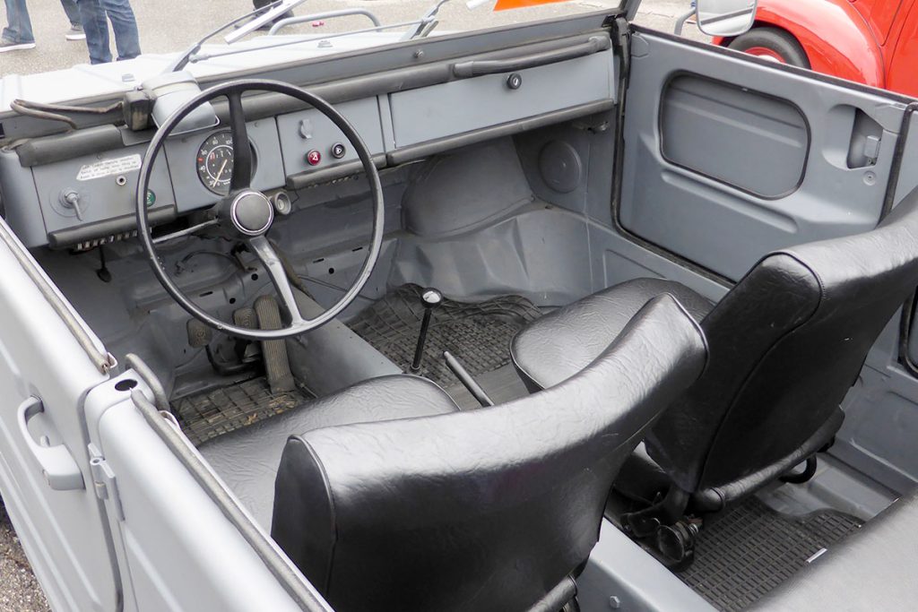 Interor cabin of a Volkswagen Type 181