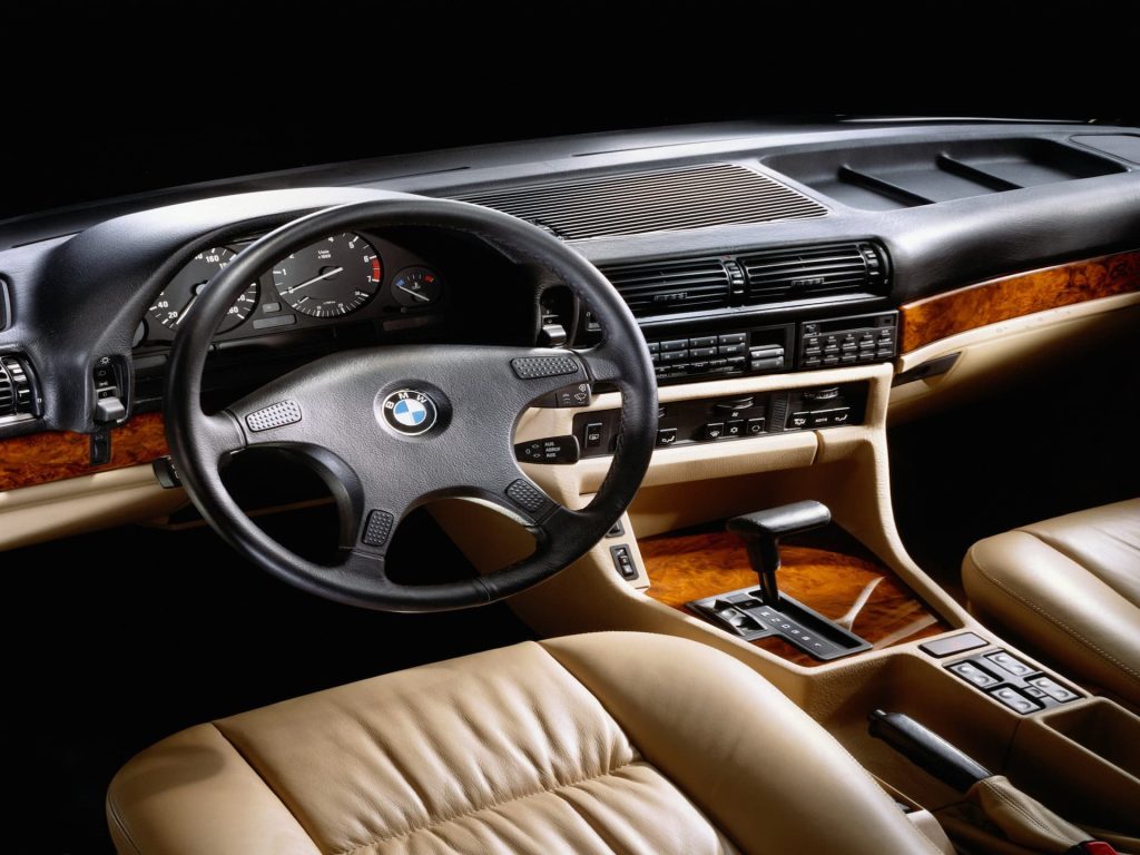 Inside BMW 735i