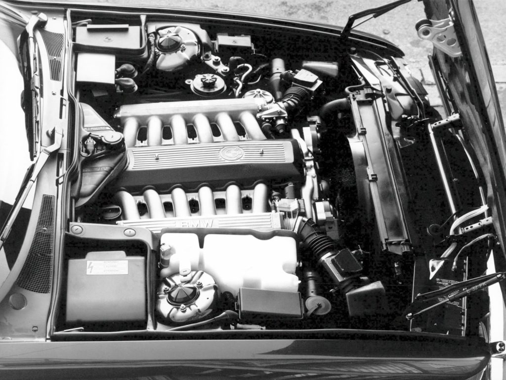 Inside the hood of BMW 750i