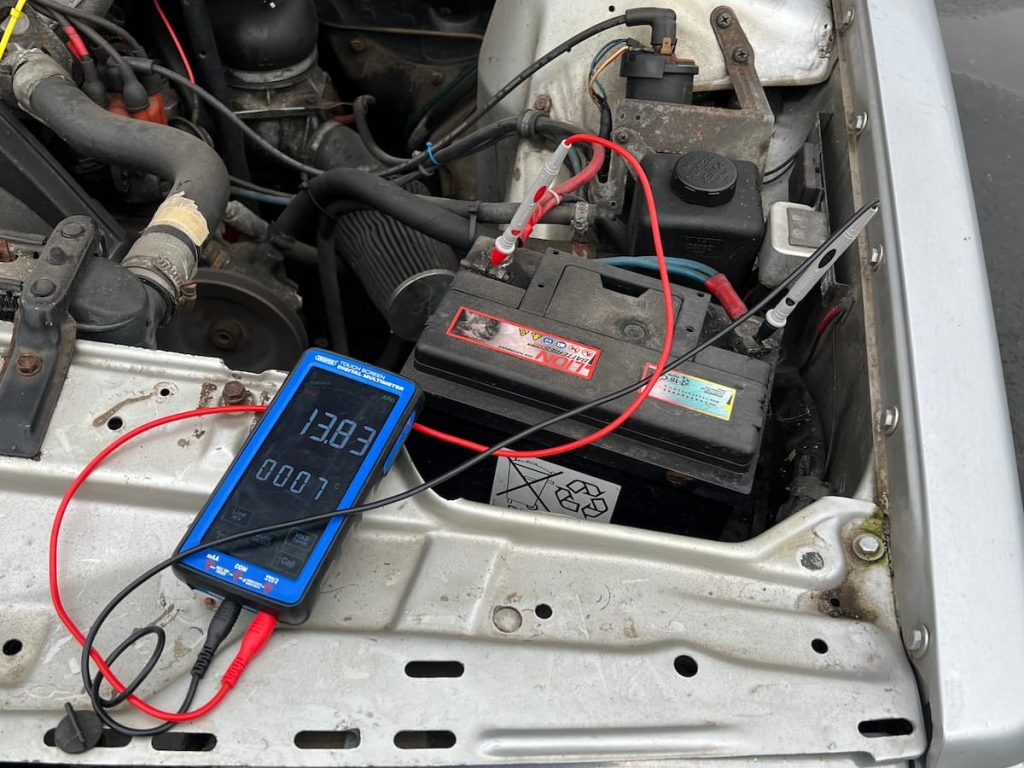 Checking the alternator