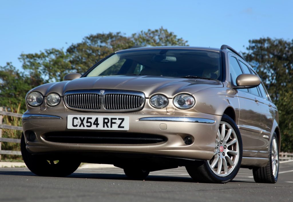 Champagne Jaguar X-Type estate