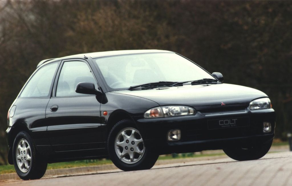 Black Mitsubishi Colt GTi