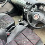 Interior of a car covered in mould