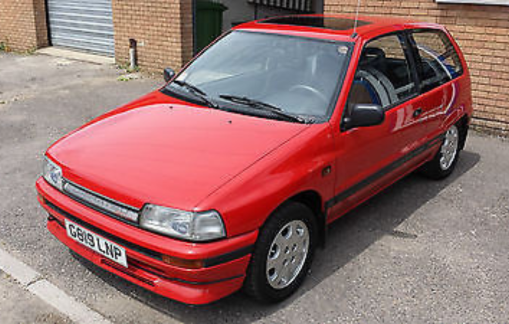 Red Daihatsu Charade GTti