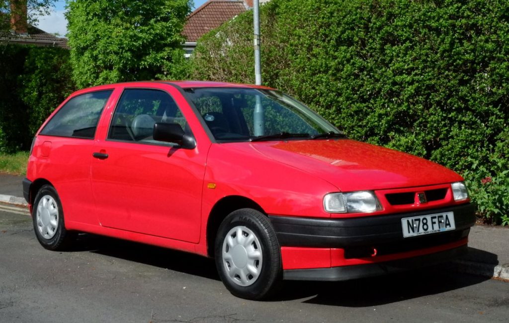 Red 1996 SEAT Ibiza CLS 1.9D