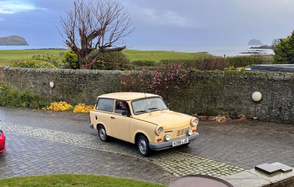 Yellow 1990 Trabant 1.1