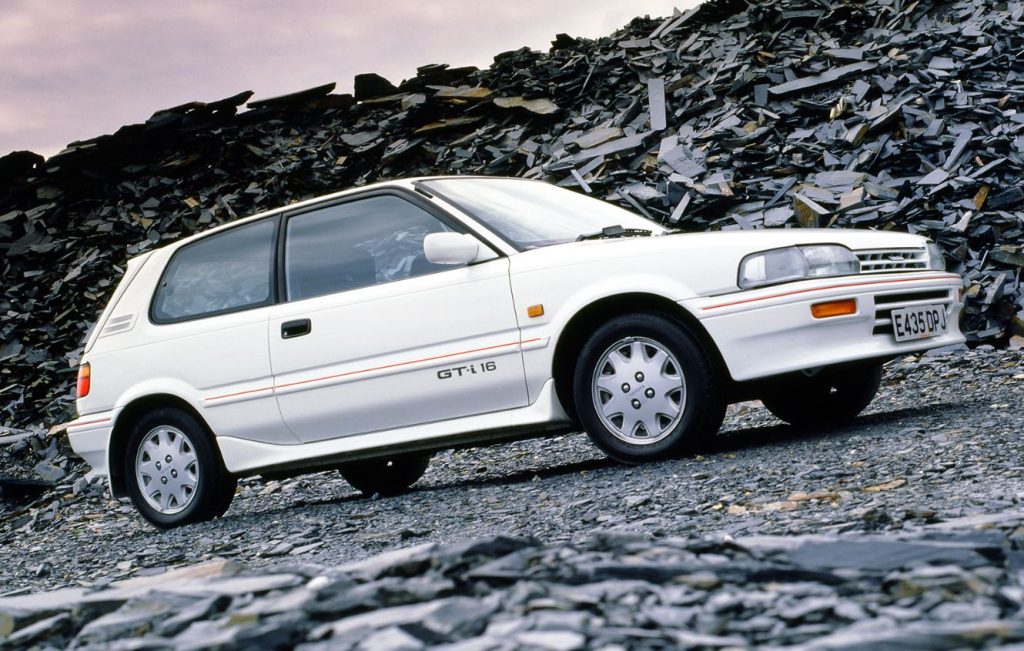 White Toyota Corolla Compact Gtsi