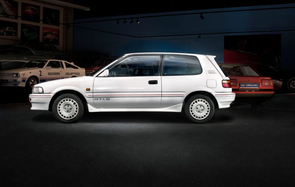 White Toyota Corolla Compact Gtsi