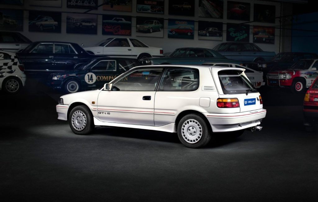 White Toyota Corolla Compact Gtsi
