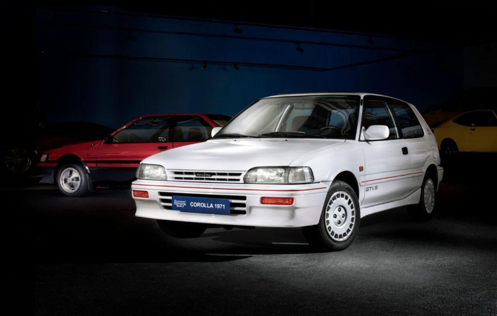 White Toyota Corolla Compact Gtsi