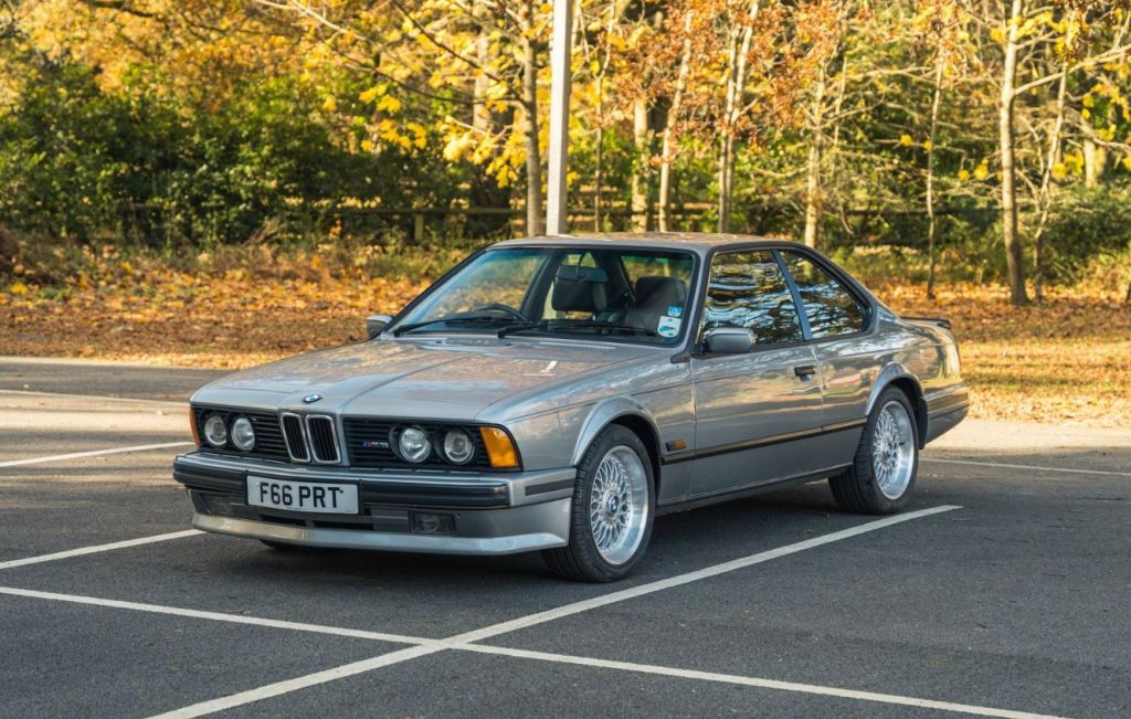 Silver BMW 6 Series E24