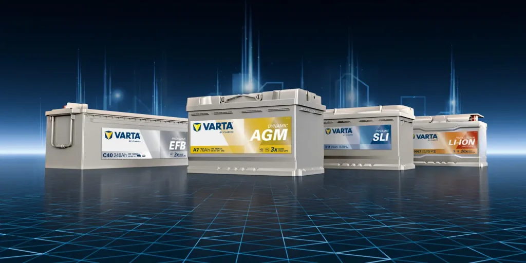 4 Varta batteries