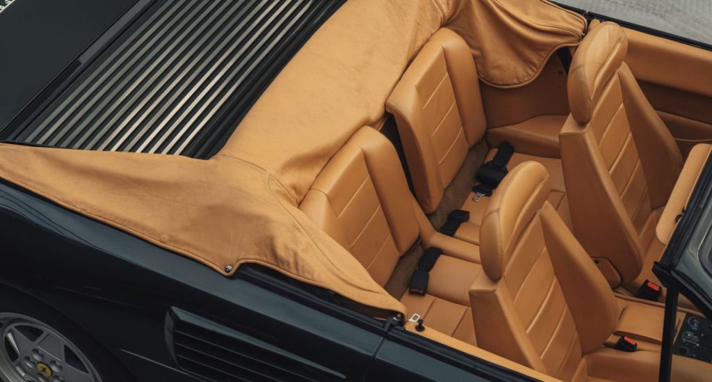 Interior of Ferrari Mondial