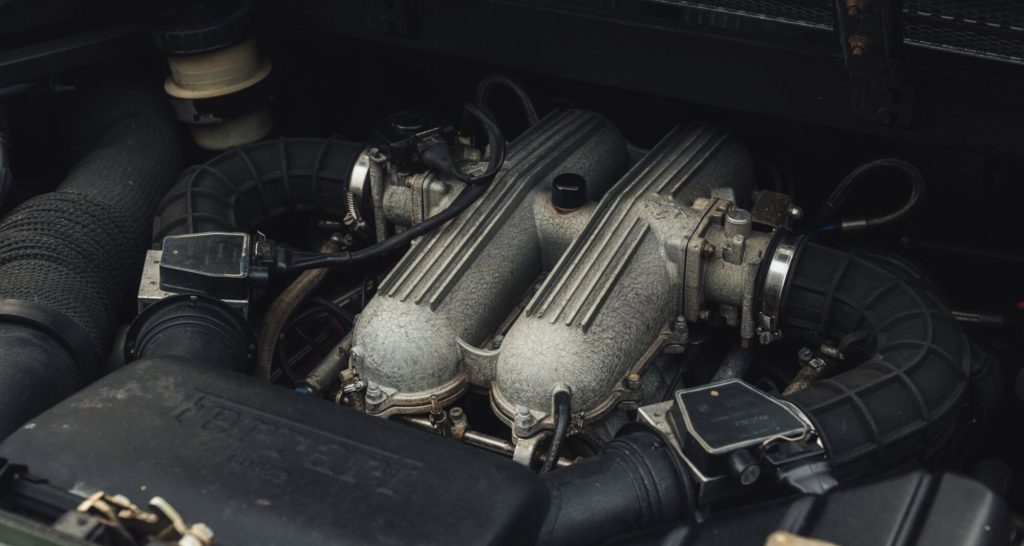 Under the hood of Ferrari Mondial